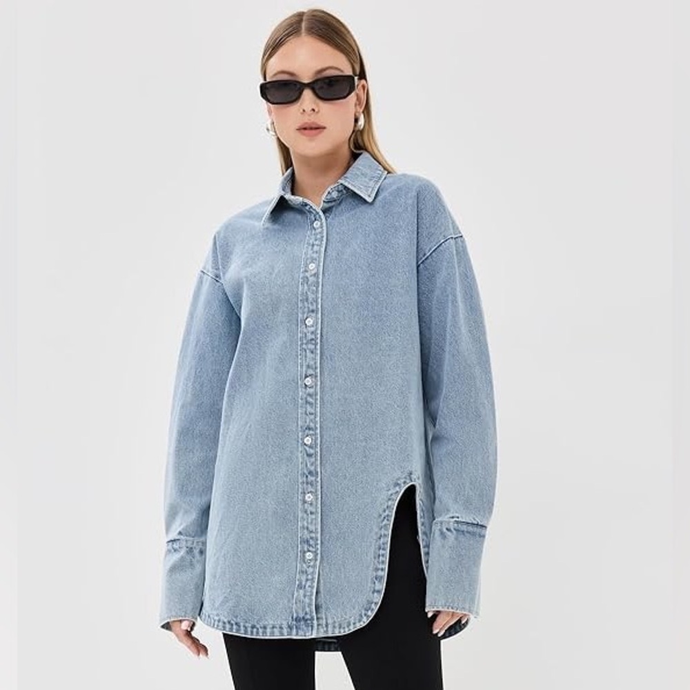 SALE TODAY ONLY! Urban Outfitters Lioness Off Duty Denim Shirt - Picture 6 of 16